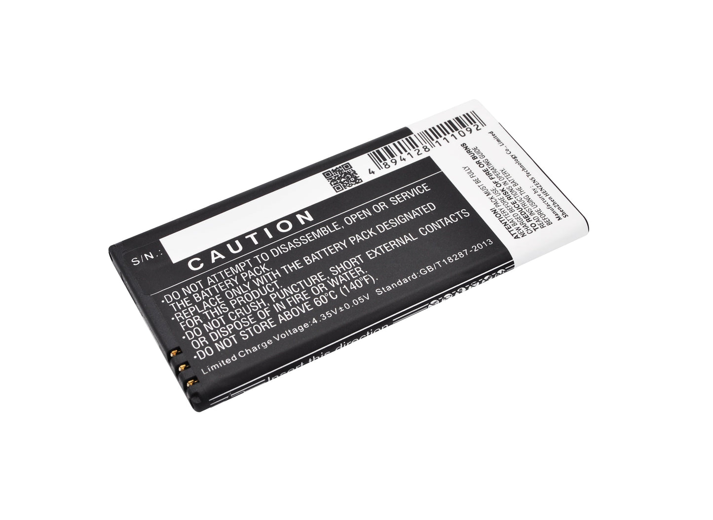 Replacement Battery for Microsoft  Lumia 640 – Mobile, SmartPhone – 2600mAh / 9.88Wh / 3.8V