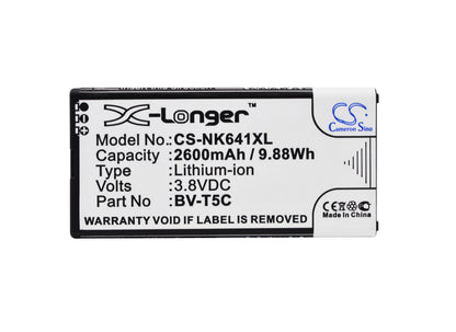 Replacement Battery for Microsoft  Lumia 640 – Mobile, SmartPhone – 2600mAh / 9.88Wh / 3.8V