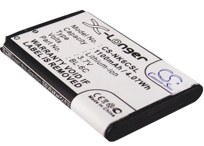 Replacement Battery for Doro  330 – Mobile, SmartPhone – 1100mAh / 4.07Wh / 3.7V