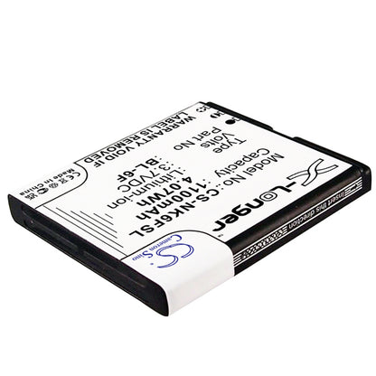 Replacement Battery for Nokia | VIBO | BLU N95 8GB – Mobile, SmartPhone – 1100mAh / 3.7V