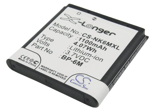 Replacement Battery for Mobiado | Nokia Lucido – Mobile, SmartPhone – 1100mAh / 3.7V - image 1