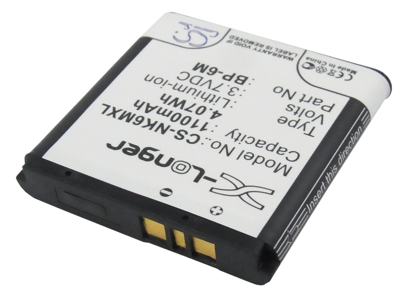 Replacement Battery for Mobiado  Lucido – Mobile, SmartPhone – 1100mAh / 4.07Wh / 3.7V
