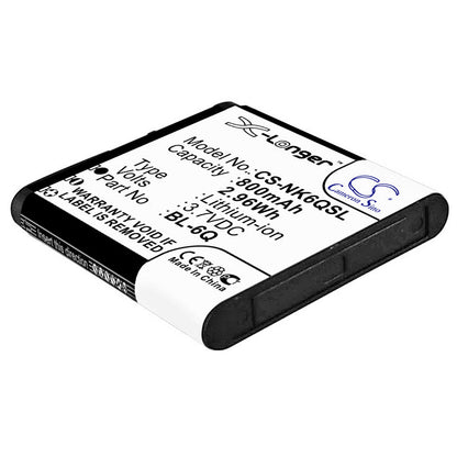 Replacement Battery for Mobiado  Classic 712 Stealth LE – Mobile, SmartPhone – 800mAh / 2.96Wh / 3.7V