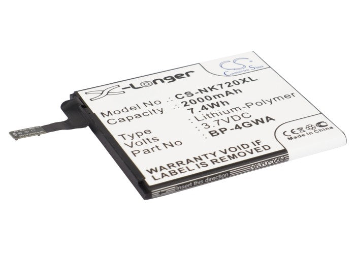 Replacement Battery for Microsoft | Nokia Lumia 625 – Mobile, SmartPhone – 2000mAh / 3.7V - image 1