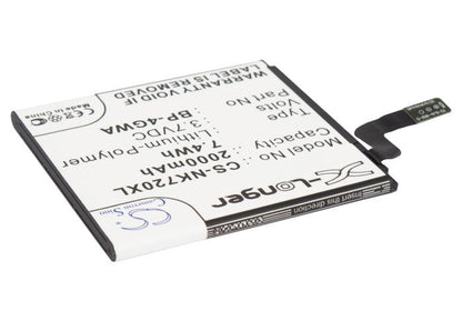 Replacement Battery for Microsoft  Lumia 625 – Mobile, SmartPhone – 2000mAh / 7.40Wh / 3.7V