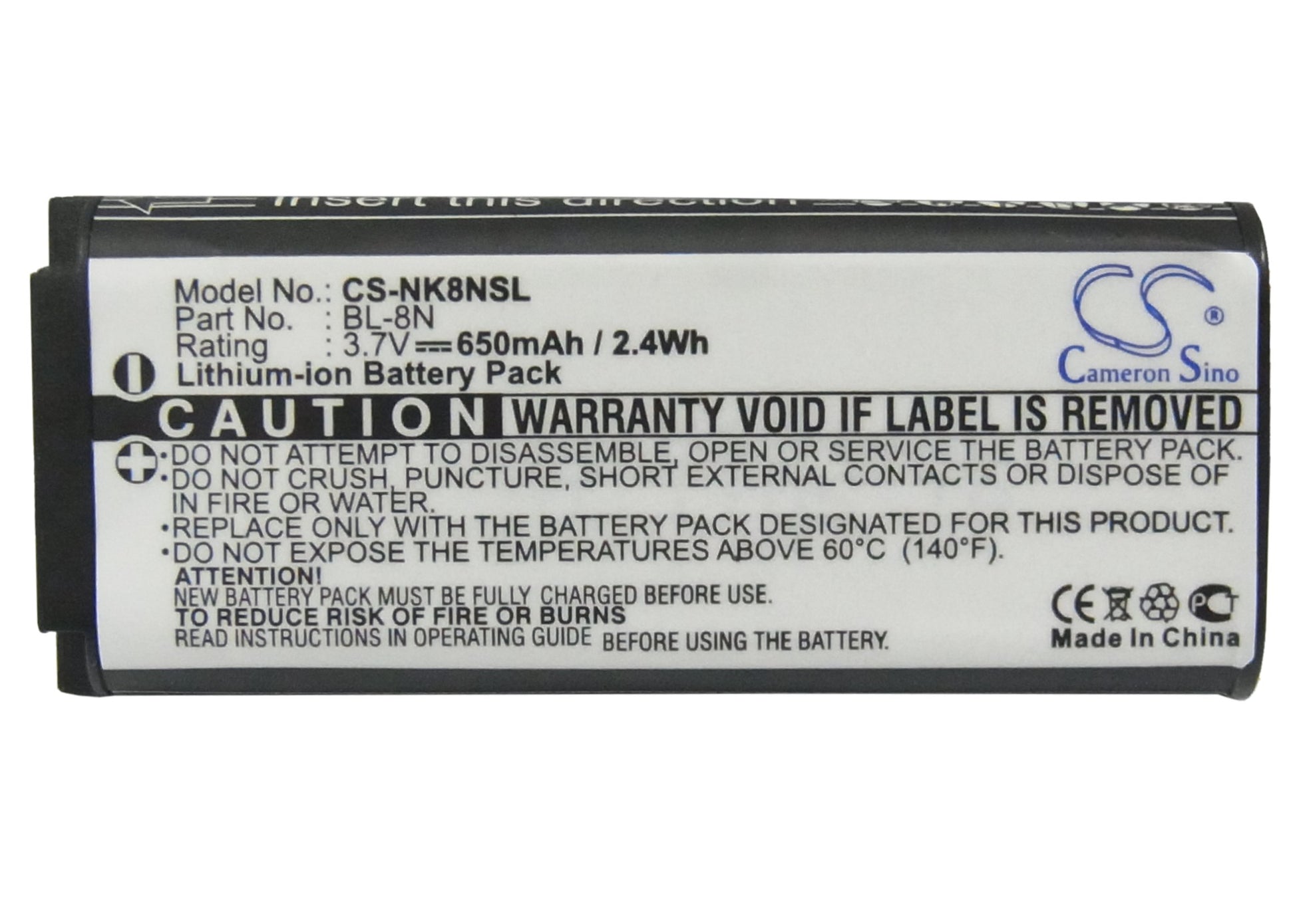 Replacement Battery for Nokia 7280 – Mobile, SmartPhone – 650mAh / 3.7V - image 5