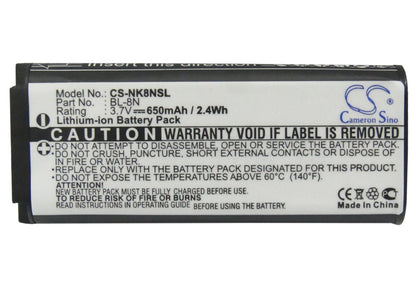 Replacement Battery for Nokia 7280 – Mobile, SmartPhone – 650mAh / 3.7V - image 5