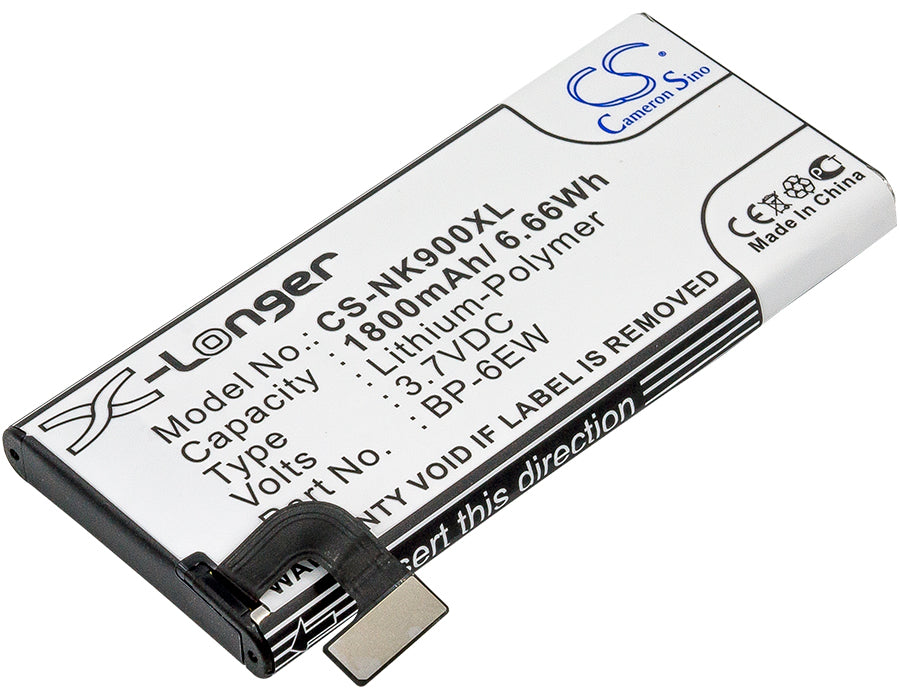 Replacement Battery for Nokia Lumia 900 – Mobile, SmartPhone – 1800mAh / 3.7V - image 1