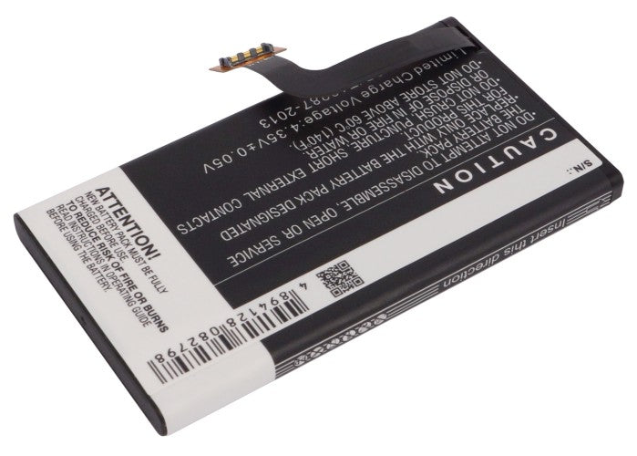 Replacement Battery for Nokia  Lumia 1020 – Mobile, SmartPhone – 2000mAh / 7.60Wh / 3.8V