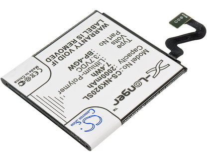 Replacement Battery for Nokia  Lumia 920 – Mobile, SmartPhone – 2000mAh / 7.40Wh / 3.7V