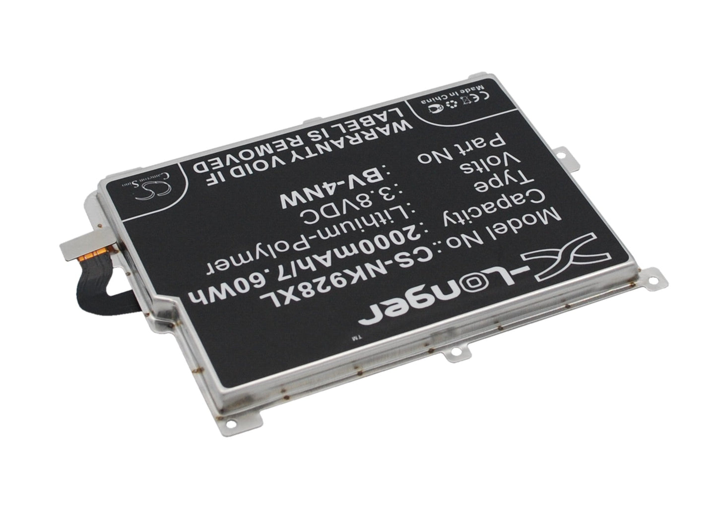 Replacement Battery for Microsoft  Lumia 928 – Mobile, SmartPhone – 2000mAh / 7.60Wh / 3.8V