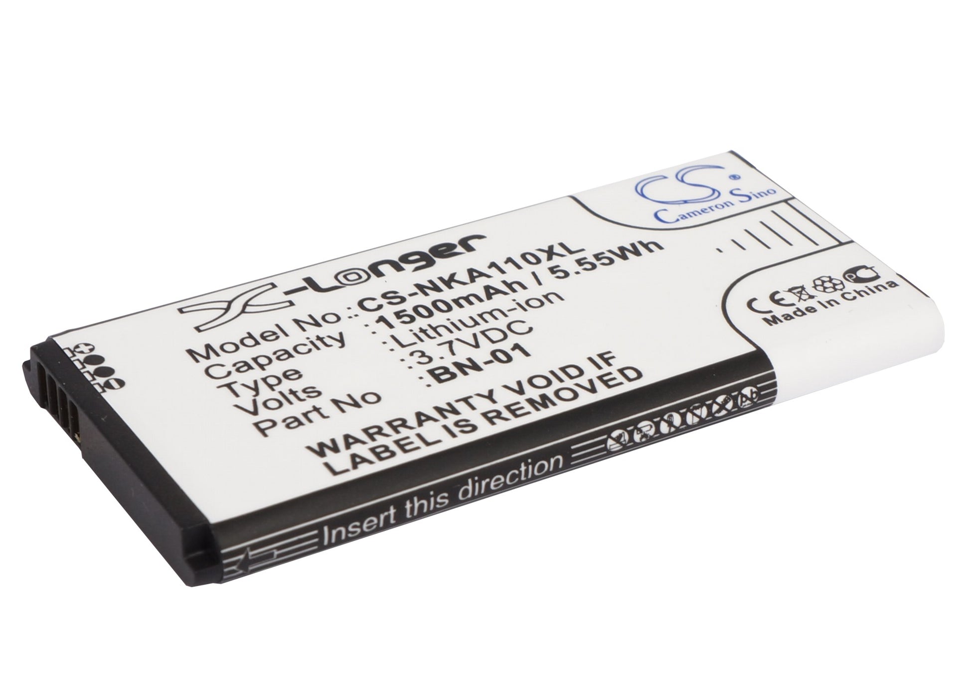 Replacement Battery for Nokia X – Mobile, SmartPhone – 1500mAh / 3.7V - image 1