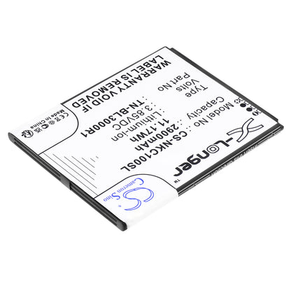 Replacement Battery for Nokia N152DL – Mobile, SmartPhone – 2900mAh / 3.85V