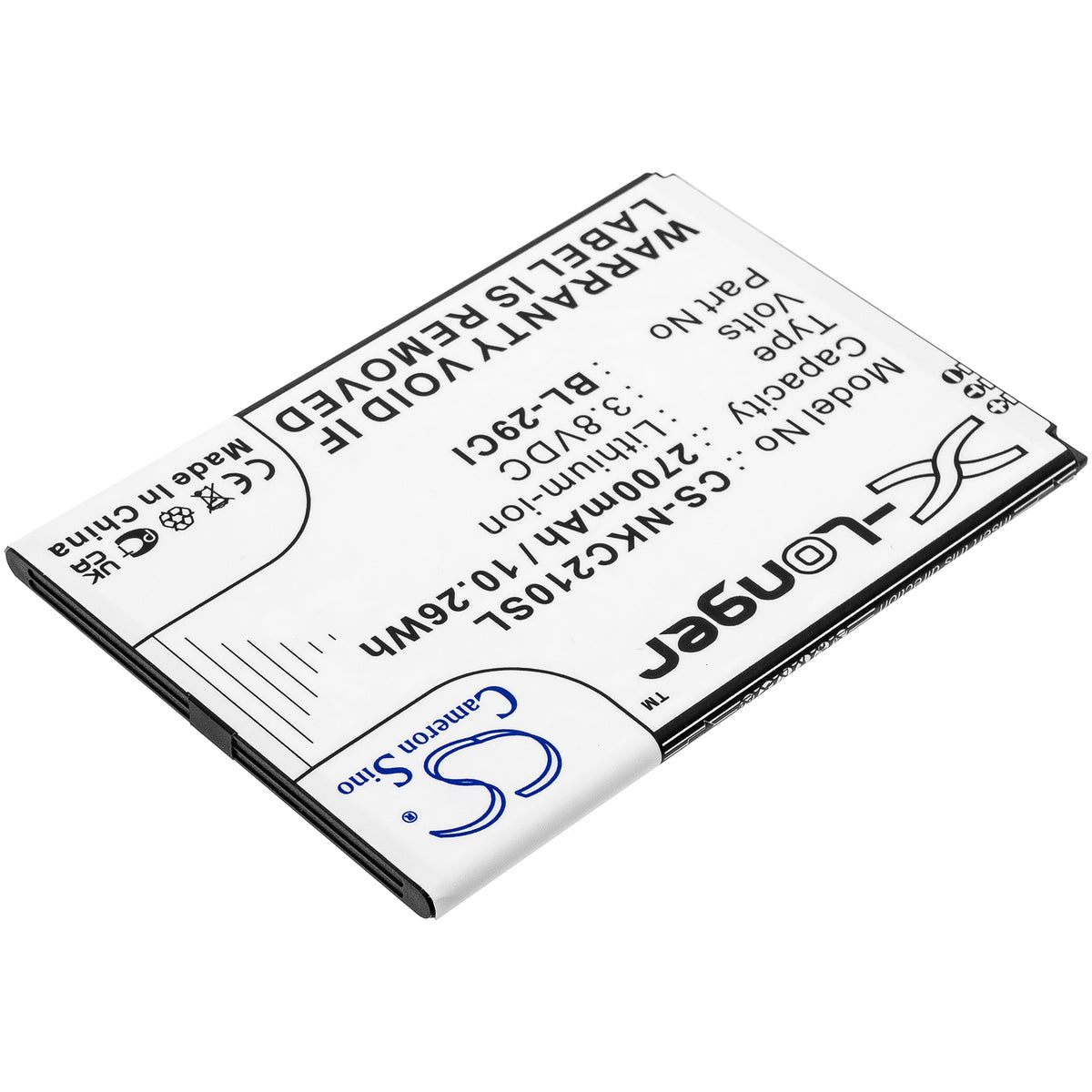 Replacement Battery for Nokia C21 – Mobile, SmartPhone – 2700mAh / 3.8V