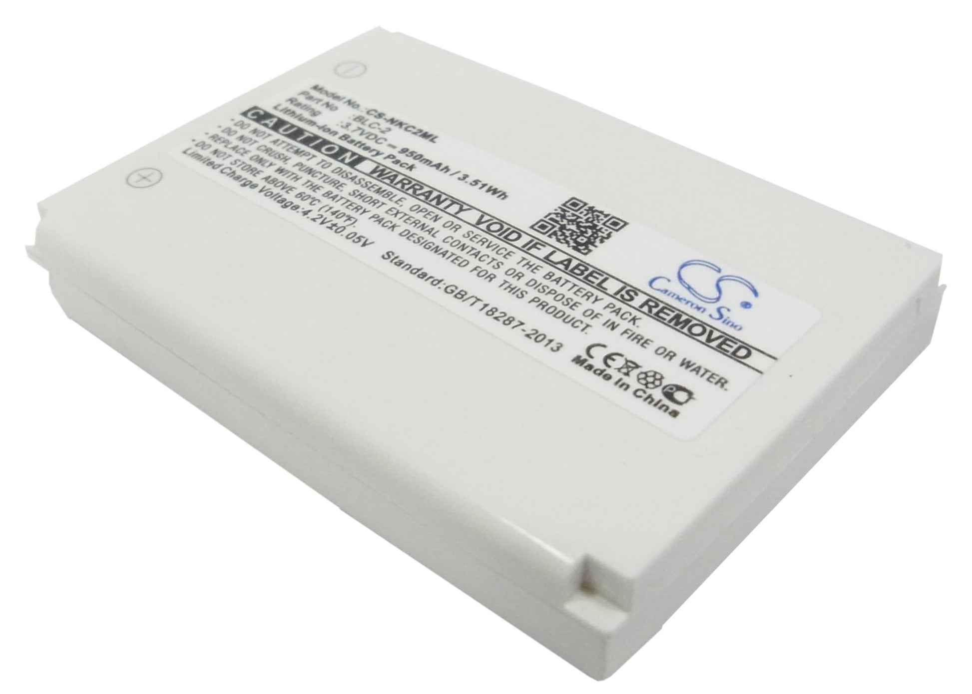 Replacement Battery for Nokia 1220 – Mobile, SmartPhone – 950mAh / 3.7V - image 1