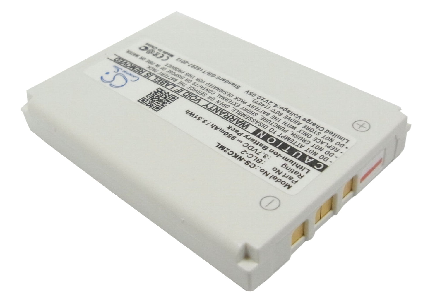 Replacement Battery for Nokia  1220 – Mobile, SmartPhone – 950mAh / 3.52Wh / 3.7V