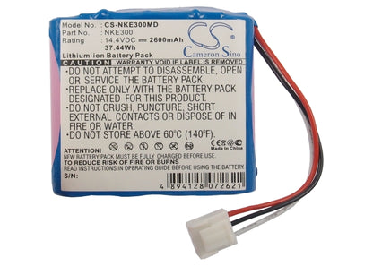 Replacement Battery for Nihon Kohden Edan SE-300A – Medical – 2600mAh / 14.4V