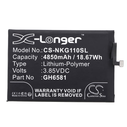 Replacement Battery for Nokia G11 Plus 2022 – Mobile, SmartPhone – 4850mAh / 3.85V
