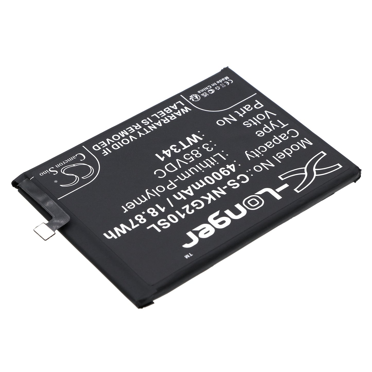 Replacement Battery for Nokia  G21 – Mobile, SmartPhone – 4900mAh / 18.87Wh / 3.85V