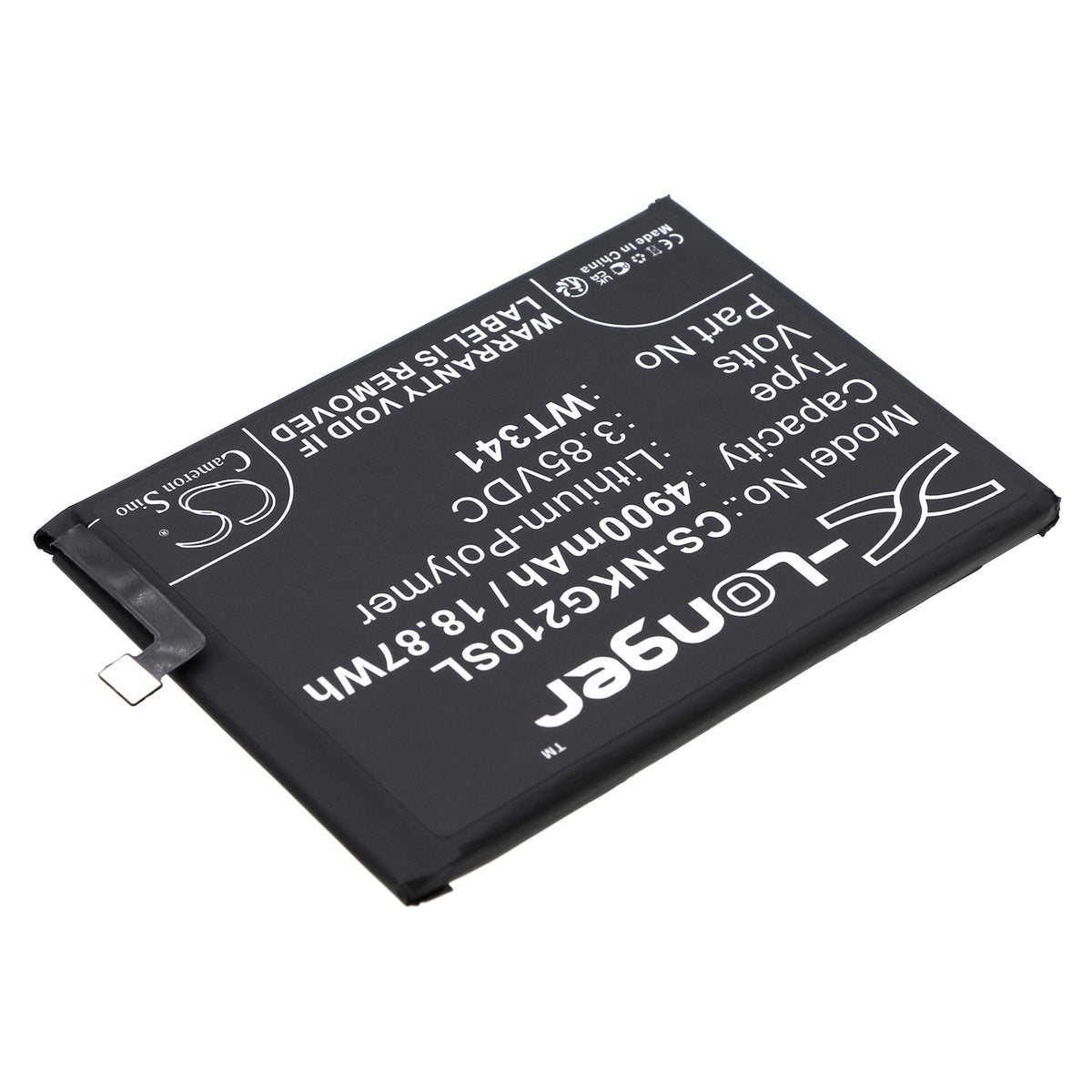 Replacement Battery for Nokia G21 – Mobile, SmartPhone – 4900mAh / 3.85V