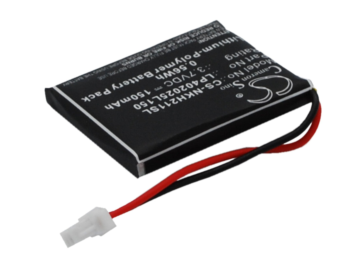 Replacement Battery for Nokia  HS-21W – Wireless Headset – 150mAh / 0.56Wh / 3.7V