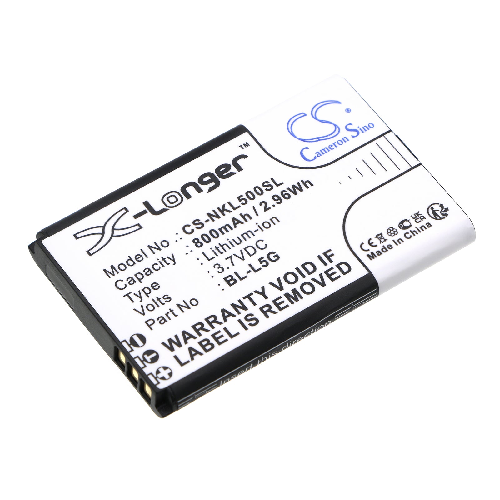 Replacement Battery for Nokia 105 4G (2021) – Mobile, SmartPhone – 800mAh / 3.7V - image 1