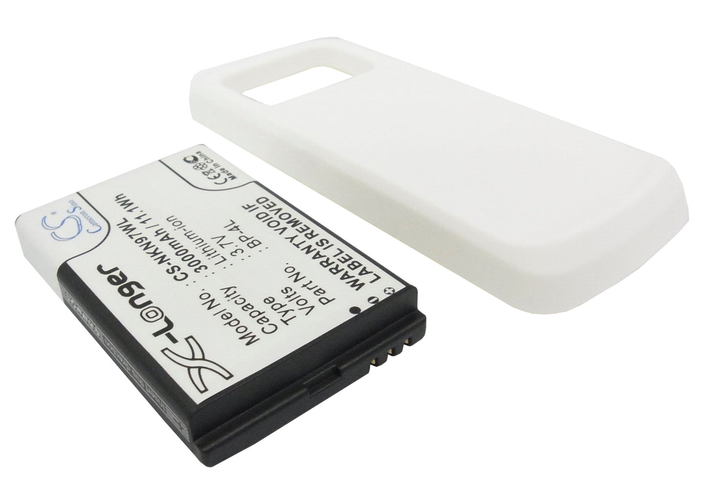 Replacement Battery for Nokia  N97 – Mobile, SmartPhone – 3000mAh/11.1Wh / 3.7V