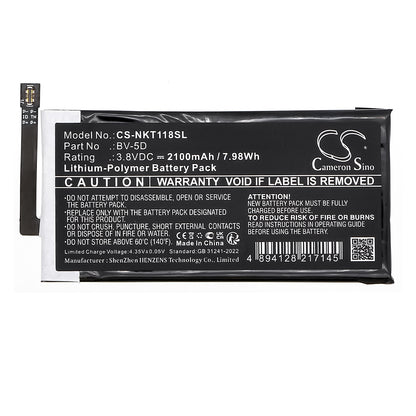 Replacement Battery for Nokia 800 Tough – Mobile, SmartPhone – 2100mAh / 3.8V