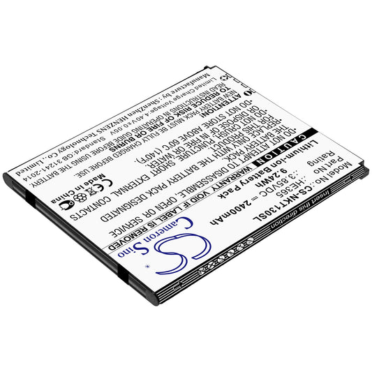 Replacement Battery for Nokia  Nokia 1 Plus – Mobile, SmartPhone – 2400mAh / 9.24Wh / 3.85V