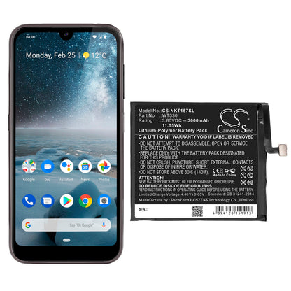 Replacement Battery for Nokia  4.2 – Mobile, SmartPhone – 3000mAh / 11.55Wh / 3.85V