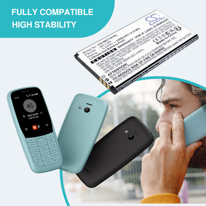 Replacement Battery for Nokia 220 4G – Mobile, SmartPhone – 1450mAh / 3.8V