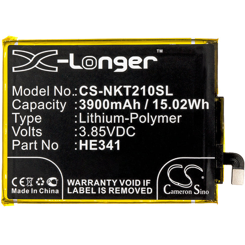 Replacement Battery for Nokia  2.1 – Mobile, SmartPhone – 3900mAh / 15.02Wh / 3.85V
