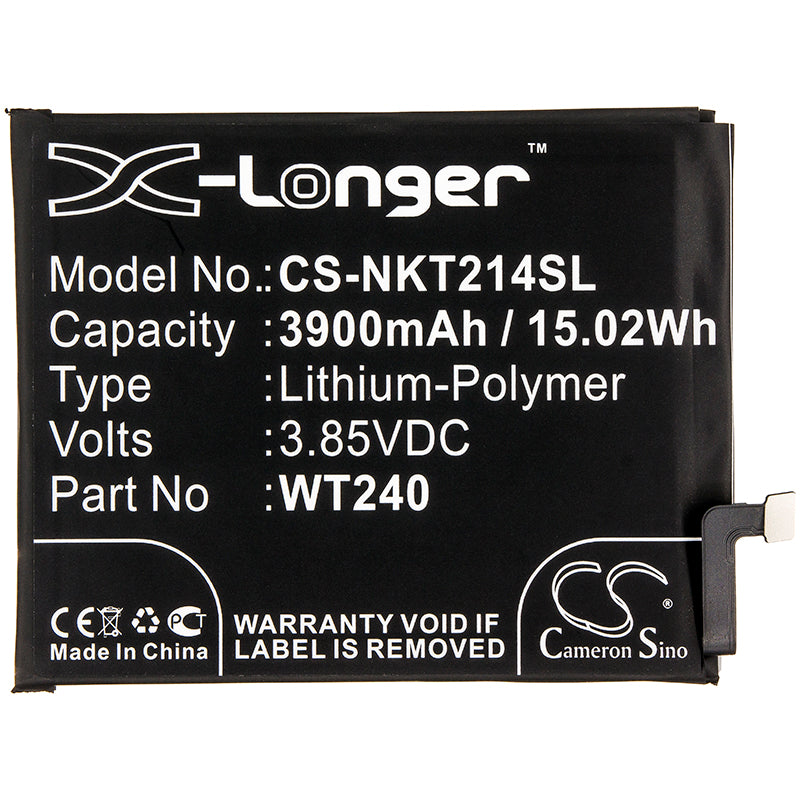 Replacement Battery for Nokia  2.3 – Mobile, SmartPhone – 3900mAh / 15.02Wh / 3.85V