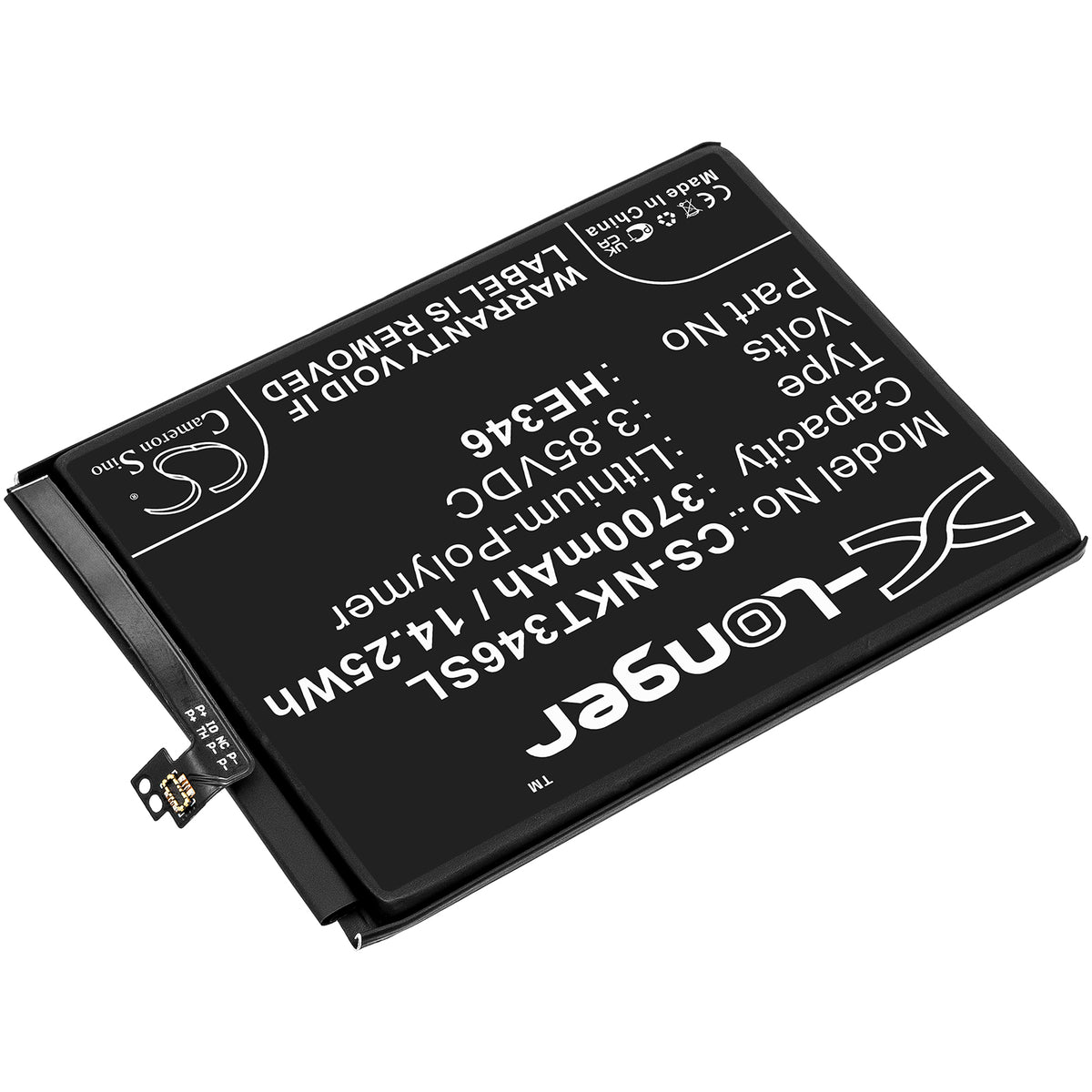 Replacement Battery for Nokia 7 Plus – Mobile, SmartPhone – 3700mAh / 3.85V