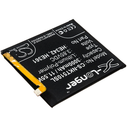 Replacement Battery for Nokia  5.1 Plus – Mobile, SmartPhone – 3000mAh / 11.55Wh / 3.85V