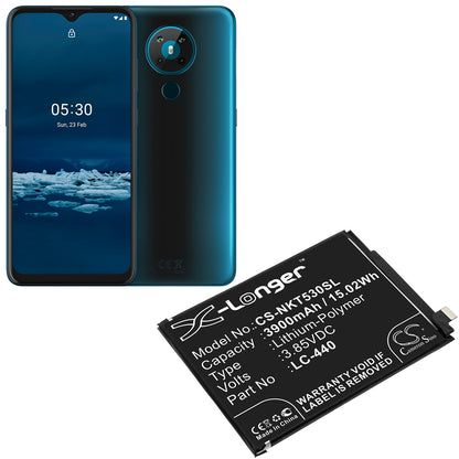 Replacement Battery for Nokia 5.3 – Mobile, SmartPhone – 3900mAh / 3.85V