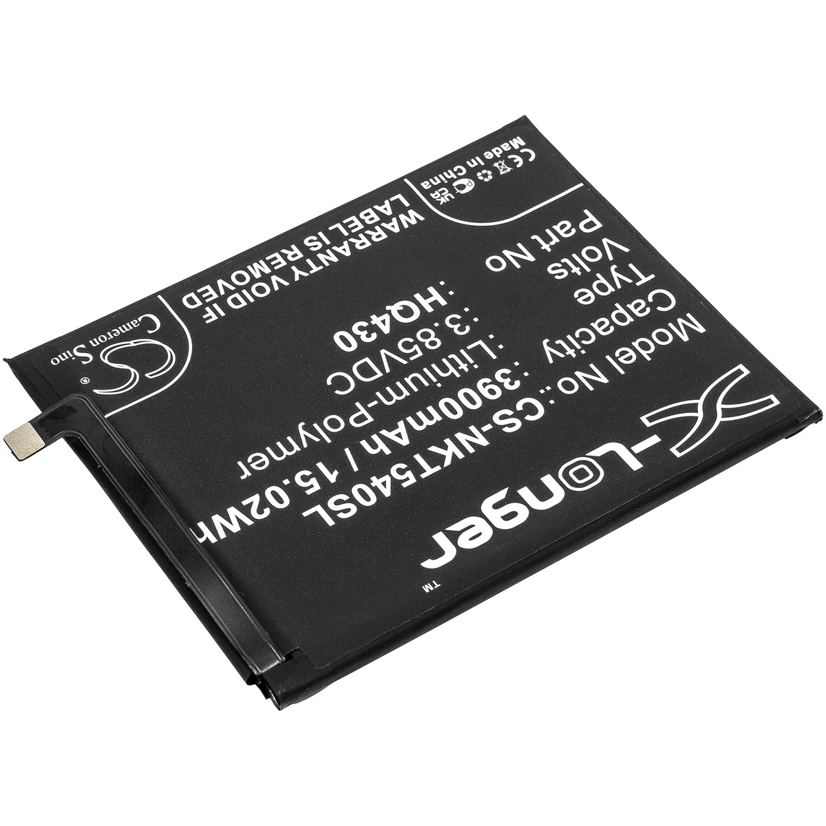Replacement Battery for Nokia 5.4 – Mobile, SmartPhone – 3900mAh / 3.85V