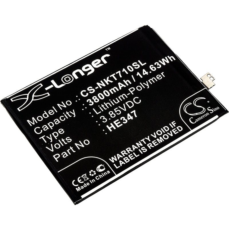 Replacement Battery for Nokia 7 Plus – Mobile, SmartPhone – 3800mAh / 3.85V - image 1