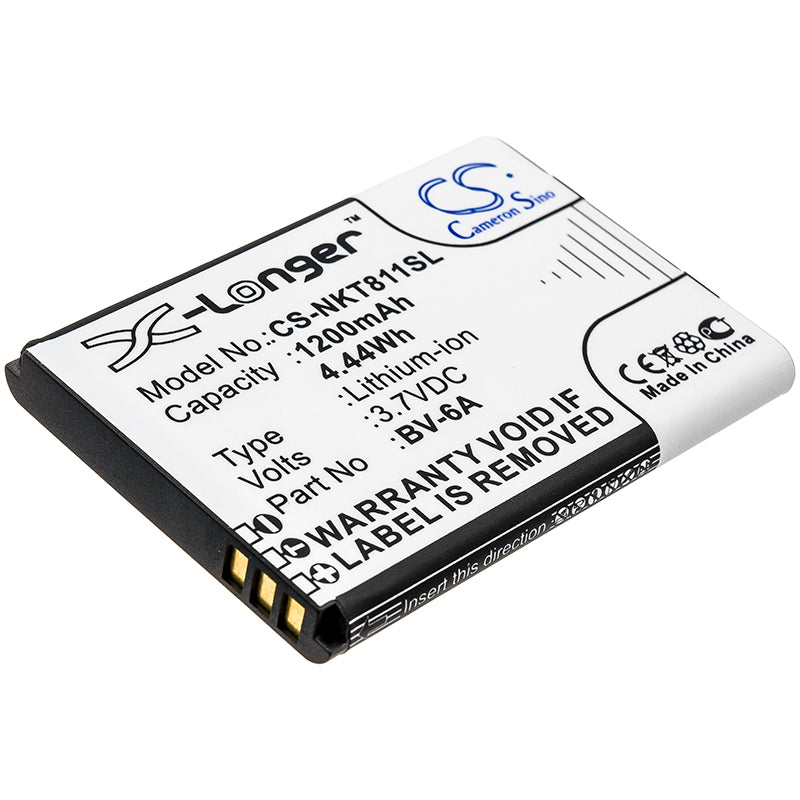 Replacement Battery for Nokia 2720 – Mobile, SmartPhone – 1200mAh / 3.7V - image 1