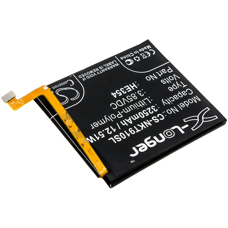Replacement Battery for Nokia  9 PureView – Mobile, SmartPhone – 3250mAh / 12.51Wh / 3.85V