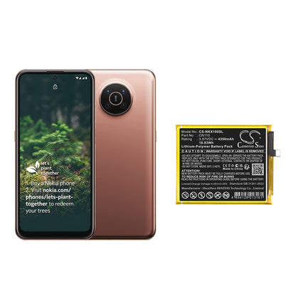 Replacement Battery for Nokia CX10 – Mobile, SmartPhone – 4350mAh / 3.87V