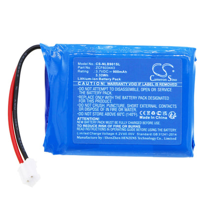 Replacement Battery for Nolan  N-COM 901 X – Wireless Headset – 900mAh / 3.33Wh / 3.7V