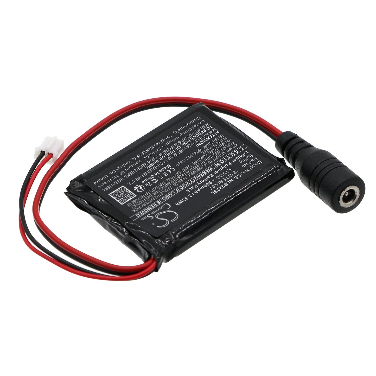 Replacement Battery for Nolan  N-COM B902 L – Wireless Headset – 900mAh / 3.33Wh / 3.7V