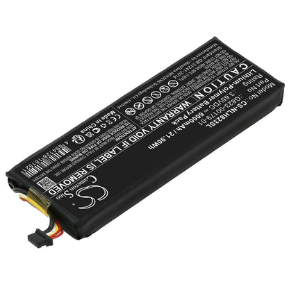 Replacement Battery for Nest Doorbell – Home Security Camera – 6000mAh / 3.65V