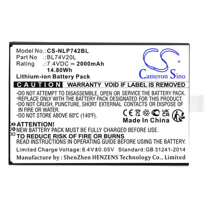 Replacement Battery for Newland N900 – Payment Terminal – 2000mAh / 7.4V