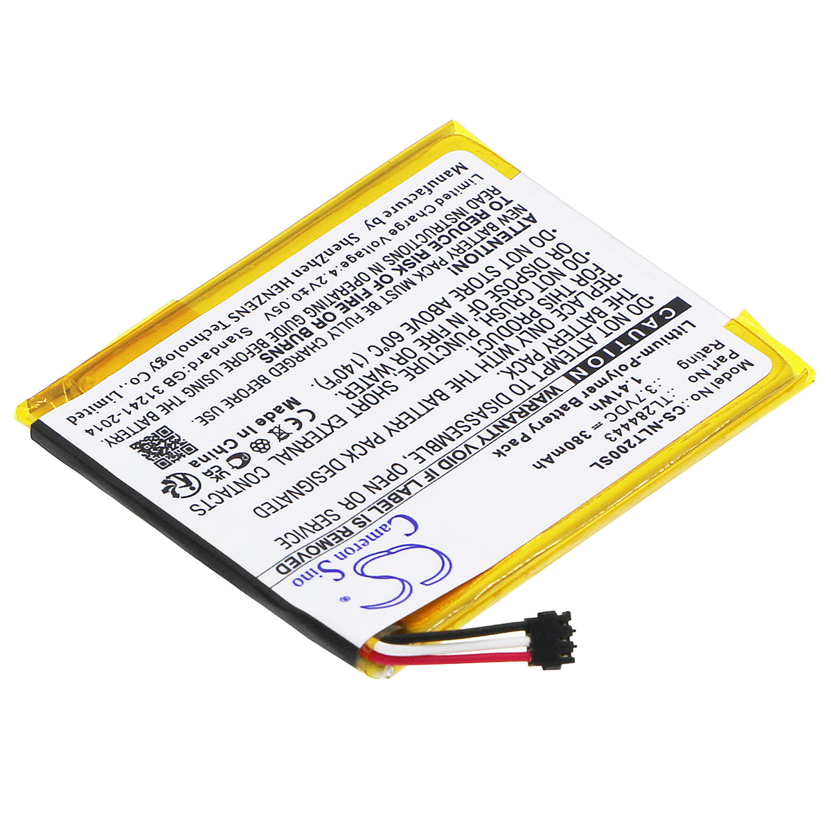 Replacement Battery for Nest A0013 – Smart Home – 380mAh / 3.7V