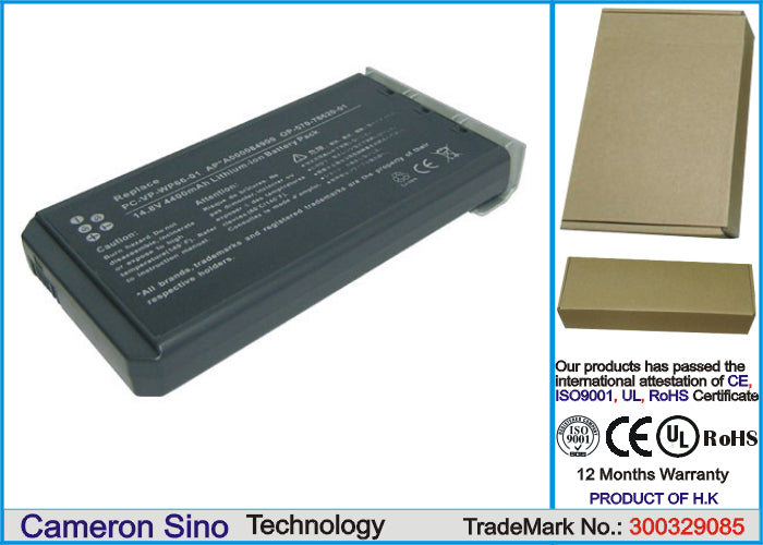 Replacement Battery for NEC Lavie PC-LL7509D – Notebook, Laptop – 4400mAh / 14.8V - image 1