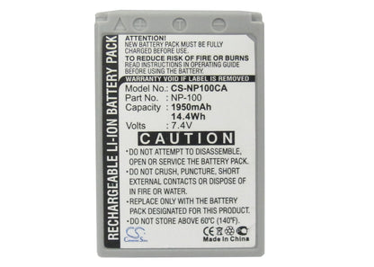 Replacement Battery for Casio Exilim Pro EX-F1 – Camera – 1950mAh / 7.4V - image 5