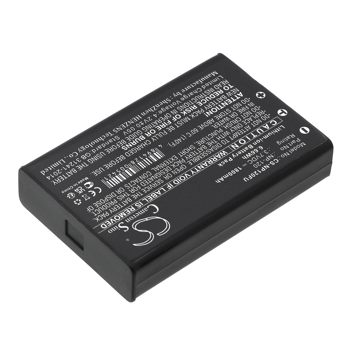 Replacement Battery for VIVIKAI | Lawmate | Ricoh | Drift | Toshiba | RCA | V.I.O. | Fujifilm | Insignia | Sports Camera | Kyocera | CAMILEO | Speed