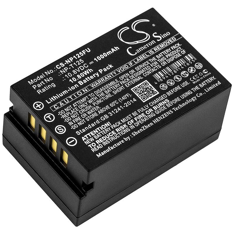 Replacement Battery for Fujifilm Medium Format GFX – Camera – 1000mAh / 10.8V